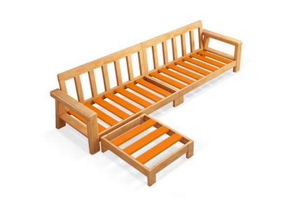 Bàn ghế Sofa gỗ phòng khách nhỏ 