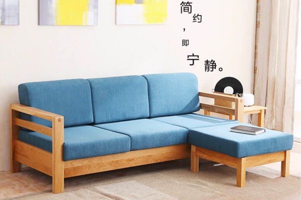 Bàn ghế Sofa gỗ phòng khách nhỏ 